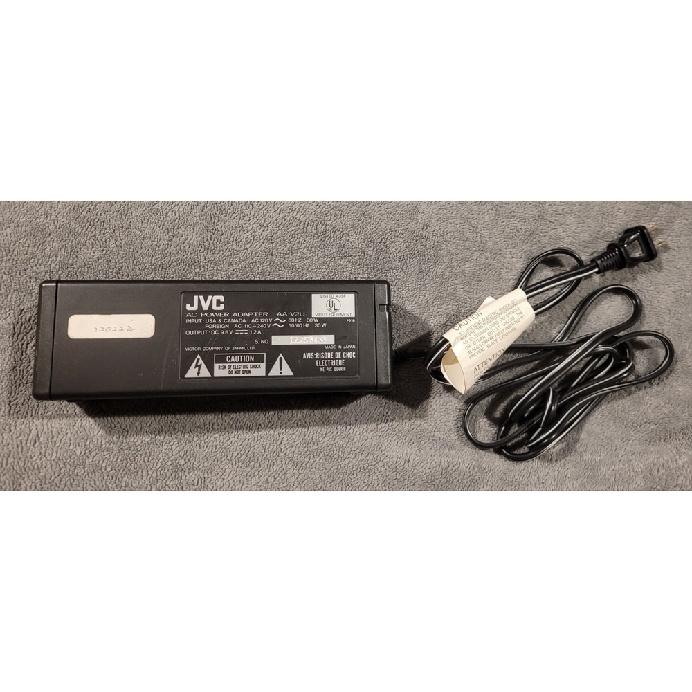 JVC AA-V2U AC Power Adapter Battery Charger Camcorder Tested Working